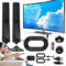 Wavetune Tv Antenna, 4k Ultra-Clear Wavetune Antenna With Scanner, Digital Tv Antenna Indoor With Amplifier Signal Booster, Plug Play For Home Viewing (2)