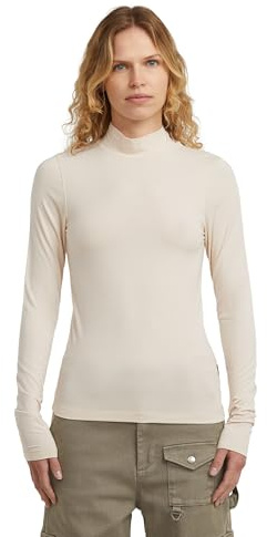G-STAR Damen Mock Slim t ls wmn