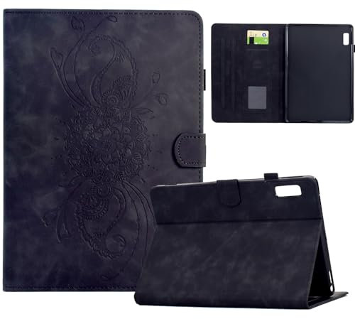 Funda para Lenovo Tab M9 HD 2023, 9 Pulgadas, TB-310FU - Funda de Cuero de Primera Calidad Smart Folio Case con Soporte y Billetera - Negro