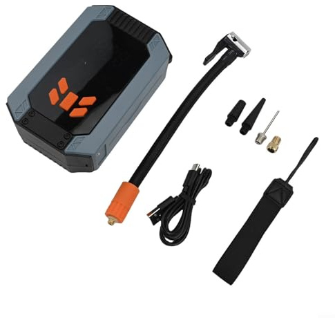 Gonfiatore portatile LCD intelligente con 150 PSI per auto, pompa ad aria portatile wireless per pneumatici