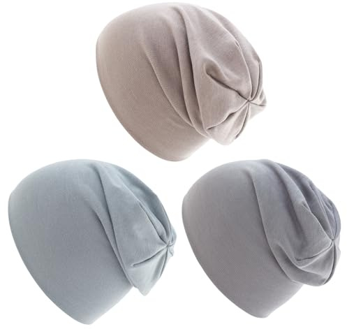 Mayoii 3er-Pack Beanie Jungen – Dünne Mütze Kinder, Doppellagige