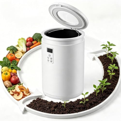 Composteur Électrique de Cuisine 4,5 L, Recycleur Alimentaire à 4 Modes