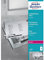 AVERY Zweckform 3480 Transparente Folien für Laserdrucker und Kopierer (100 selbstklebende Folien, A4, mattierte Oberfläche, hervorragend bezeichenbar, stapelverarbeitbar, Folienstärke 0,14mm)