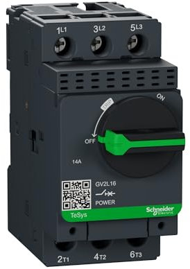 Schneider Electric GV2L16 Magnetic Circuit Breaker, 14 Amp,