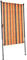Angerer Freizeitmöbel GmbH Balkonsichtschutz Exklusiv - Senkrechtmarkise für Sicht- und Sonnenschutz - Montage ohne Bohren und Dübeln - ideale Balkonmarkise für Mietwohnungen (Orange-Braun, 120 cm)