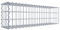 GABIONA | Paniers en gabion carré | Paniers en treillis résistants aux imtempéries | Dimensions 100L x 30h x 20P centimètres