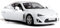 RMZ City 1:36 Kompatibel für Druckguss Legierung Auto Modell Toyota 86 Spielzeug Auto, Zurückziehen Fahrzeuge Spielzeug Auto für Kleinkinder Kinder Jungen Mädchen Geschenk Weiß