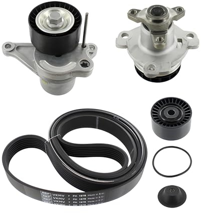 SKF Water Pump And V-Ribbed Belt Kit With Seals VKMC 36086-1 Height 171 mm Length 271 mm Width 142 mm - OE Quality