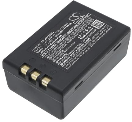 CS-UPA960BL Akku 1850mAh Kompatibel mit [Unitech] PA960, PA962, PA963, RH767, RH767C Ersetzt 1400-202017, 1400-202450G