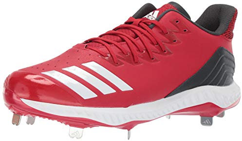 adidas Herren Icon Bounce Baseball Cleats, Rot (Power Red/White/Carbon), 47 EU