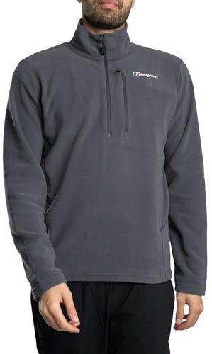 Berghaus Men's Prism Micro Polartec Fleece Jacket | Added Warmth | Extra Comfortable, Carbon, S