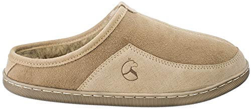 ESTRO Lammfell Hausschuhe Damen Warm - Lammfell Hausschuhe Herren Leder Winter Pantoffeln Damen INTIMO (40 EU, Cappuccino 6)
