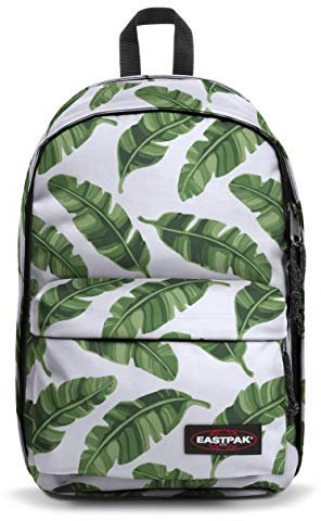 EASTPAK Back To Work, Zaino Unisex - Adulto, Bianco (Brize Leaves Natural), Taglia unica (43 centimeters)