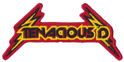 Tenacious D Logo Kyle Gass Jack Black Aufnäher Besticktes Patch zum Aufbügeln Applique