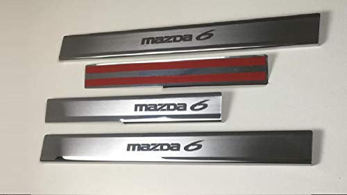 mne parts for Mazda 6 GJ-GL 2012 + 4 pcs Chrome Door Sill Protector stainless steel.