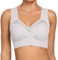 WOWENY BH Damen Ohne Bügel Schlaf Bustier Push up Damen Spitze Bralette T Shirt BH Schalen BHS Bügelloser Still Klassischer BH Top Bralette Komfort Weicher Seamless Grau S