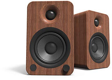 Kanto YU4 Active HiFi Bluetooth Speakers Walnut Sold in Pairs