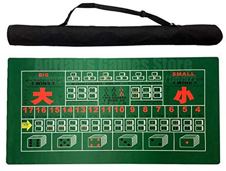 Diseños De Craps Texas Hold'em Poker Table Mat Poking Gaming Non-Wavon Fabrics/Rubber Mat Poker Table Plays Sic Bo con Inglés/Chino