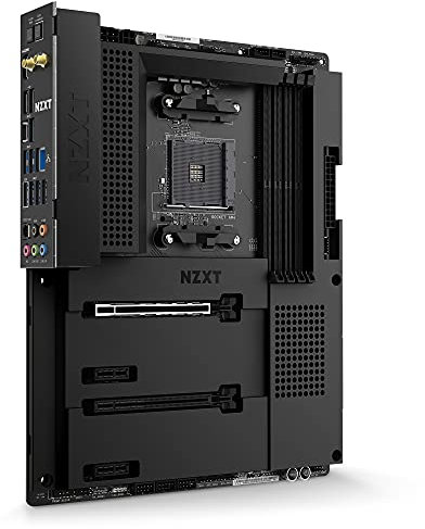NZXT N7 B550 - N7-B55XT-B1 - Scheda madre gaming ATX - Chipset AMD B550 (Compatibile CPU AMD Socket AM4 Ryzen) - Copertura I/O posteriore integrata - Connettività Wi-FI 6E - Nero