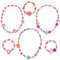 6 Stk Einhorn Armbänder, Einhorn Geschenke Mädchen Kinder Einhorn Armband Set,Einhorn Kinder Schmuck Mädchen Set,Prinzessin Halskette Armband,Geschenk für Mädchen Geburtstag Prinzessin Mädchen Zubehör