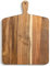 Schneidebrett und Schneidebrett aus Akazienholz mit Griff für Fleisch, Käsebrett, Gemüse, Brot und Wurstwaren – dekoratives Servierbrett aus Holz für Küche und Esszimmer, groß 43,2 x 33 cm