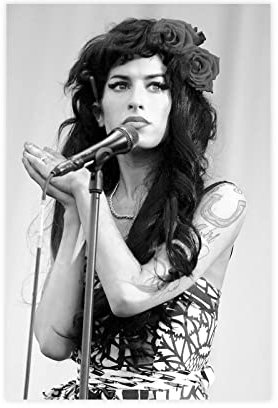 Pop Singer Amy Winehouse 10 Leinwand-Poster, Schlafzimmer, Dekoration, Sport, Landschaft, Büro, Raumdekoration, Geschenk, ohne Rahmen, 30 x 45 cm