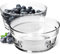 KADAX Ensaladera, cuenco para servir de cristal, cuenco para aperitivos apto para lavavajillas, frutero, cuenco transparente para postre, cuenco de cristal (14 cm, 2 unidades)