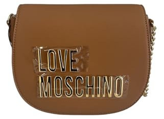 Love Moschino Borsa a spalla Donna, Cammello, Taglia unica