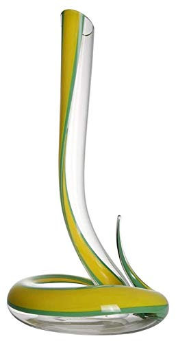 decantador Glass Cobra Wine Decanter, Red Wine Snake Shape Jarra, Wine Enthusiast Crystal Art Series Treble Wine Decanter