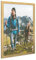 PHOTOLINI Bilderrahmen 50x70 Gold, Puzzle Rahmen 50x70 Holz MDF mit Acrylglas, Bilderrahmen 70x50 groß zum Aufhängen, Picture Frame Rahmen 70x50 mit Zubehör, Posterrahmen für Fotos & Poster