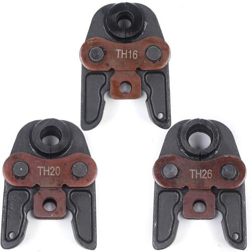 Pressbacke TH-Kontur Metall Presszange TH 16-20-26 Metall Kontur Rohrpresszange Presszange Pressbacken Presszangen für PEX PE Verbundrohr, PVC Rohre (TH26)