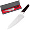 BABOSSA® Original Chefmesser | Profi Chef Messer mit Ebenholzgriff | Klingenlänge 20,5cm | 3 lagiger Spezial-Messerstahl mit Kernstahl aus 440C Stahl | Ergonomischer Griff aus Ebenholz