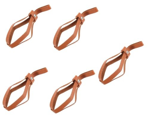 Mikikit 5-teiliger Flaschen-ledergürtel Kleiner Glasflaschengürtel Für Cosplay Und Rollenspiele