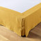 Cache sommier 140x190 cm Gaze de Coton Safran
