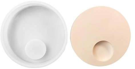 Moule rond en silicone pour bougie chauffe-plat, moule créatif réutilisable | Support rond en silicone pour la fabrication de bougies chauffe-plat, moule de cire pour décoration d'intérieur