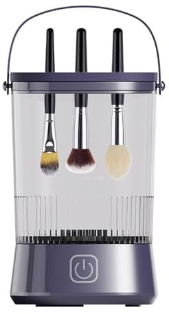 demaxiyad Electric Makeup Brushes Cleaner - Spinner Cleaner Automatic Makeup Brush Machine | Quick Cleaning Make Up Brush Washing Tool for Puff, Sponge, Makeup Egg