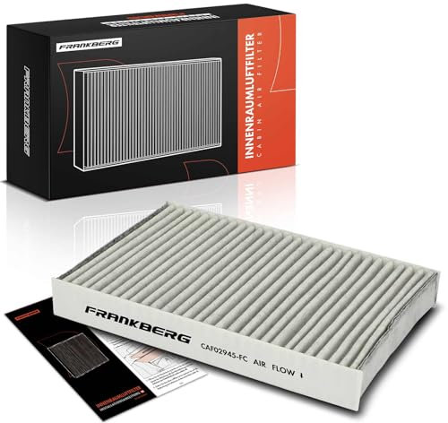 Frankberg Filtro interno Filtro polline Compatibile con I BA0/1 Clio II BB CB Kangoo KC0/1 Logan MCV KS Thalia I LB Kubistar Combi X76 Kangoo Express Replace# B729800QAA