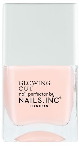 Nails Inc - GOT ME GLOWING verschönernder Nagellack - Natürlicher Glow, Baby-Pink-Ton - Schimmerndes, spiegelndes Finish - Langanhaltend & Tierversuchsfrei - Perfekte Maniküre, French Manicure Effekt