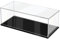 JUJOMAT Schaukasten Vitrine mit Schwarzer Basis Klare Acrylkasten Organizer Staubdichte Schaukasten Acryl für Action-Figuren Spielzeug Sammlerstücke 55*25*18cm
