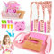 Tangdudu 25 Pièces Kit Couteau Sécurité De Cuisine Pour Enfants, Couteau Montessori Enfants, Kit Cuisine Enfant, Ustensile Cuisine Enfant, Cadeau D'anniversaire Pour Fille