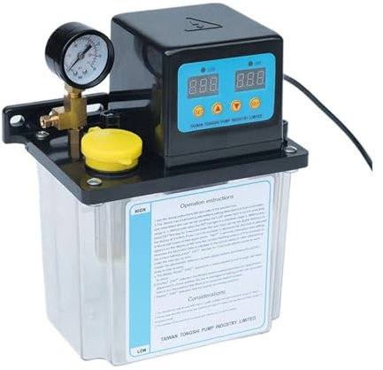 Pompa Lubrificante Automatica Tornio for macchine utensili CNC automatico DCR-50 pompa elettromagnetica lubrificazione elettrica pompa olio magnetica lubrificazione ingranaggi kett(2C-SXwithout meter)