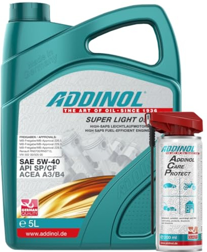 ADDINOL Motoröl 5W40 Super Light 0540 + ACP Multifunktionsspray