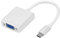 KICHOUSE Adaptador USB Vga Cable Convertidor de Tipo Vga y TV Compatible con Laptops y Color Plateado