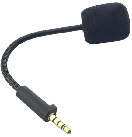 Wegiwuca Abnehmbares Mikrofon für ROG/S Gaming-Headsets, Geräuschunterdrückung, Mikrofon, 3,5 mm, für ROG/S