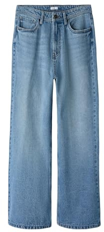 TWO SOON Loose Fit Jeans Herren – Baggy Fit Denim Jeanshose mit leichten Abnutzungserscheinungen, lässige Herren Hose mit Knopf- und Reißverschluss