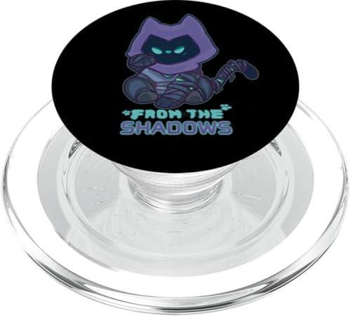 Chibi Omen Cat Valorant Gaming | Süß PopSockets PopGrip für MagSafe