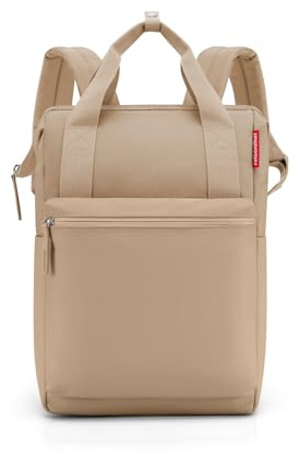 reisenthel allrounder backpack mix caramel – Rucksack und Tragetasche in einem – Mit Stecklasche für Reisetrolleys