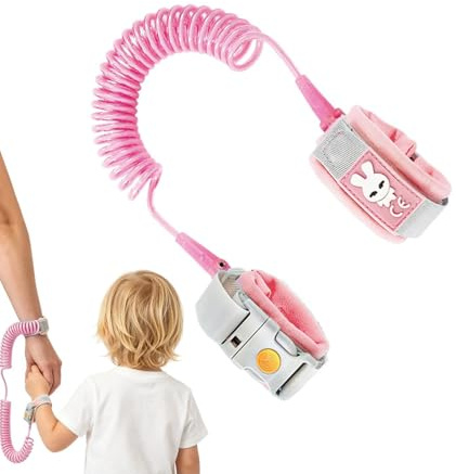 Handledslänk för barn Indragbar Magnetisk Handledssäkerhetsrem | Småttingars armbandslänk för Pojkar och Flickor Förskola Resor Utomhus Camping Promenad Museum Pendling och Dagliga Äventyr