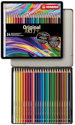 STABILO - Premium-Buntstift - Original - ARTY+ - 24er Metalletui - 24