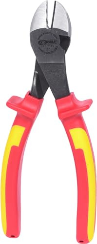 KS Tools 117.1115 Pince coupante de cote isolé 1000V KS, à poignées bi-composants 7 L.175 mm